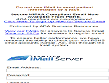 Tablet Screenshot of mail.paoms.com